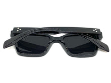 Classic Vintage Retro Style SUNGLASSES Square Black Frame 5011