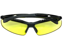Motorcycle Biker Day or Night Riding SUNGLASSES Safety Eyewear HD Yellow Lens 5240