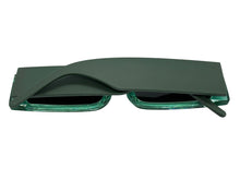 Space Futuristic Robotic Cyclops Modern Contemporary SUNGLASSES Sleek Green Frame 9262
