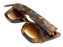 Oversized Vintage Retro Cat Eye Style SUNGLASSES Large Leopard Frame 1206