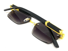 Men's Classy Elegant Luxury Retro Hip Hop Style SUNGLASSES Gold Rimless Frame 7522