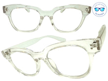 Classic Vintage Retro Style Clear Lens Blue Light Block Computer EYEGLASSES Crystal Clear Frame I135