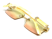 Men's Classy Elegant Luxury Designer Hip Hop Style SUNGLASSES Gold & Marble Frame E0883