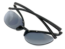 Futuristic Contemporary Modern Wrap Style SUNGLASSES Black Frame 1226