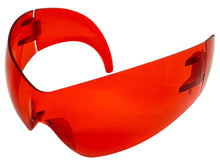 Oversized Space Futuristic Robotic Cyclops Shield Costume Party SUNGLASSES Huge Red Lens 2170