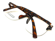 Men's Classic Vintage Retro Hip Hop Style Clear Lens EYEGLASSES Tortoise & Gold Frame 2719