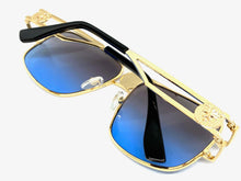 Classic Elegant Luxury Hip Hop Aviator Style SUNGLASSES Gold Frame 7736