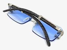 Classy Elegant Sophisticated Luxury Hip Hop Style SUNGLASSES Rimless Silver Frame 5210