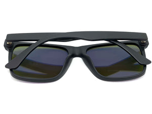 Classic Retro Biker Gangster Hardcore SUNGLASSES Square Black Frame 8930