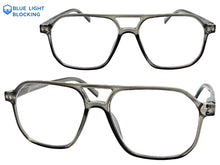Classic Vintage Retro Aviator Style READING GLASSES READERS Gray Frame Lens Strength +2.50