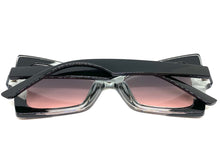 Oversized Exaggerated Funky Vintage Retro Style SUNGLASSES Large Gray Frame E2125