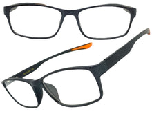 Sleek Contemporary Modern Sporty Style READING GLASSES READERS Gray Frame Lens Strength +1.50
