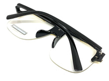 Men's Classic Vintage Retro Hip Hop Style Clear Lens EYEGLASSES Black & Gold Frame 2719