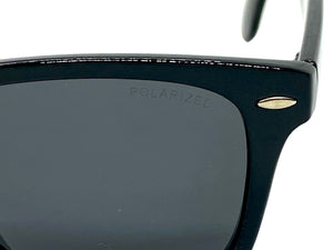 Classic Vintage Retro Style POLARIZED Lens SUNGLASSES Black Frame 1007