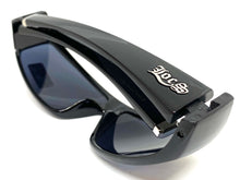 Classic Biker Gangster Hardcore Wrap Around LOCS SUNGLASSES Black Frame 9035