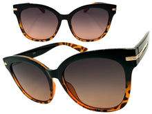 Oversized Exaggerated Vintage Retro Style SUNGLASSES Large Black & Tortoise Frame 9091