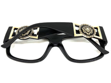 Classic Vintage Retro Hip Hop Rapper Style Clear Lens EYEGLASSES Large Thick Black Frame 5355
