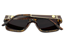 Classic Vintage Retro Luxury Hip Hop Rapper Style SUNGLASSES Large Tortoise & Gold Frame 3078