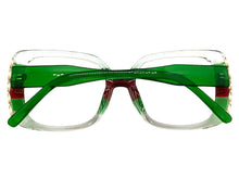 Oversized Vintage Retro Style Large Square Lensless Eye Glasses- Frame Only NO Lens 6444