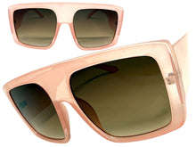 Oversized Exaggerated Classic Vintage Retro Style SUNGLASSES Large Thick Pink Frame 2016
