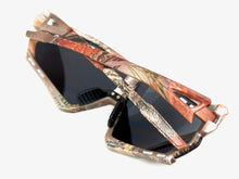 Classic Sporty Wrap Around Style SUNGLASSES Large Camouflage Frame CAMO-13