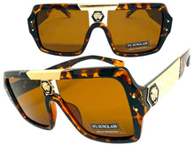 Classic Hardcore Biker Gangster Hip Hop Style SUNGLASSES Square Tortoise Frame 5468