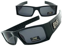 Classic Hardcore Biker Gangster Style LOCS SUNGLASSES Black Frame Dark Lens 91167