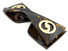 Oversized Exaggerated Classic Vintage Retro Style SUNGLASSES Huge Square Tortoise Frame 2158