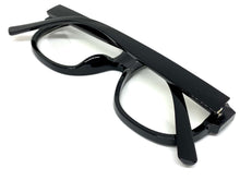 Classic Vintage Retro Style Clear Lens EYEGLASSES Large Black Frame 81219