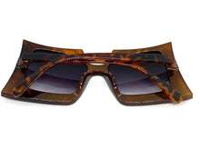 Oversized Vintage Retro Style SUNGLASSES Large Funky Leopard Frame 80847