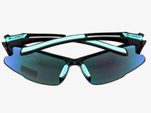 Sporty Wrap Around Cycling Fishing Biker SUNGLASSES Sleek Black Frame - Gold Lens 2754