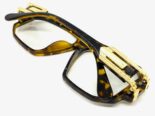 Classic Vintage Retro Hip Hop Rapper Style Clear Lens EYEGLASSES Tortoise & Gold Frame 5408 (Copy)