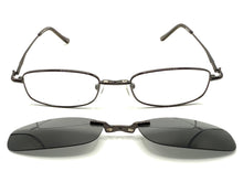 Classy Elegant Modern Style Optical EYEGLASSES Stainless Steel Frame with Magnetic Clip On DV016