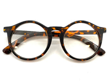 Classic Vintage Retro Style Clip On SUNGLASSES Round Tortoise Frame 6442