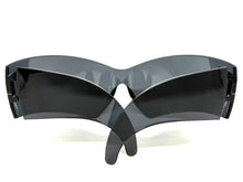 Oversized Space Futuristic Robotic Cyclops Shield Costume Party SUNGLASSES Huge Dark Gray Lens 2170
