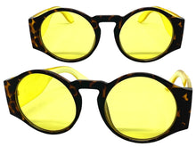 Classic Vintage Retro Style SUNGLASSES Round Tortoise Frame E1370
