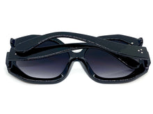 Oversized Vintage Retro Style SUNGLASSES X-Large Huge Black Frame 80848