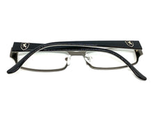 Classy Contemporary Modern Style Clear Lens EYEGLASSES Gunmetal Fashion Frame 1215