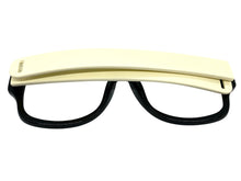 Oversized Classic Vintage Retro Style X-Large Black Lensless Eye Glasses- Frame Only NO Lens 541095