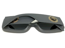 Classic Hardcore Biker Gangster Style SUNGLASSES Gray Frame - Dark Lens 5015