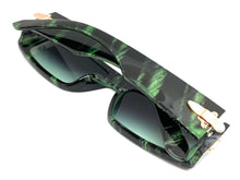 Classic Luxury Retro Hip Hop Style SUNGLASSES Marble Lens 30421