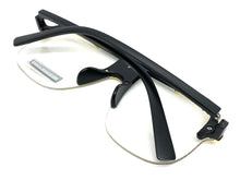 Men's Classic Vintage Retro Hip Hop Style Clear Lens EYEGLASSES Black & Gold Frame 2719