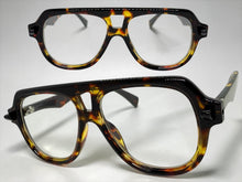 Oversized Classic Vintage Retro Hip Hop Style Clear Lens EYEGLASSES Large Tortoise Frame 3956
