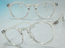 Classic Vintage Retro Style Clear Lens EYEGLASSES Round Transparent Frame 80262
