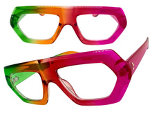 Classy Elegant Modern Retro Style Clear Lens EYEGLASSES Thick Geometric Optical Frame 6191