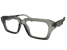 Classic Vintage Retro Style Clear Lens Blue Light Block Computer EYEGLASSES Gray Frame 2037