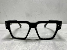 Classic Vintage Retro Style Clear Lens EYEGLASSES Thick Square Black Frame 540763