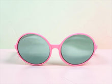 Oversized Classic Vintage Retro Style SUNGLASSES X-Large Round Pink Frame 15032
