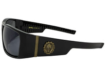 Classic Hardcore Gangster Biker Style Choppers SUNGLASSES Thick Black Frame - Dark Lens 6786