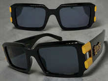 Classic Hardcore Biker Gangster Style LOCS SUNGLASSES Large Thick Black Frame - Dark Lens 91336